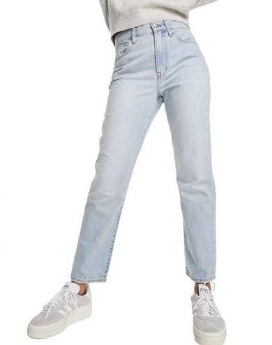 Madewell  perfect vintage high rise straight legs jeans in light wash Size 26 EUC