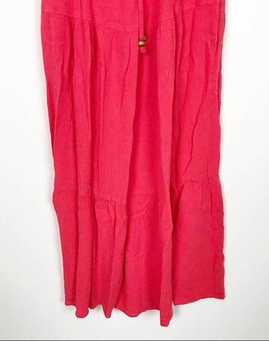 Socialite  Pink Sleeveless Tube Top Maxi Dress Sz XS