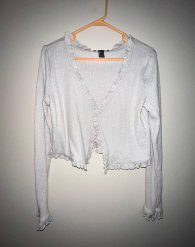 Forever 21 Cropped Long Sleeve Sweater