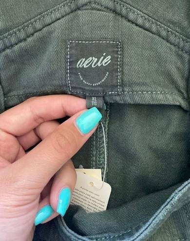 Aerie Olive Green Overalls