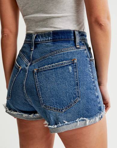 Abercrombie & Fitch Curve Love High Rise Mom Shorts