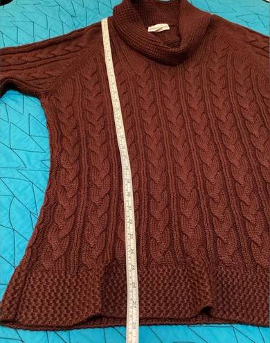 Coldwater Creek EUC Coldwater‎ Creek Cowl Neck Sweater burgundy XL (14/16) #366SP9