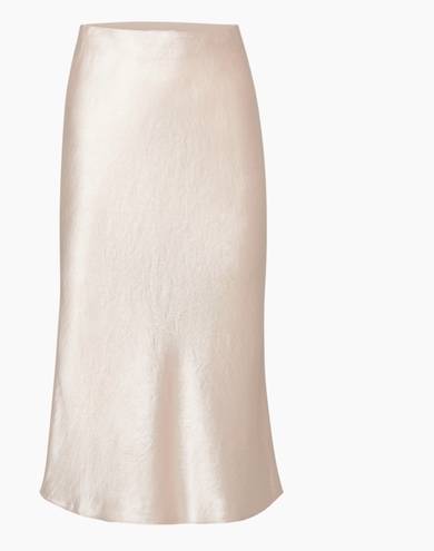 Aritzia Satin Slip Midi Skirt