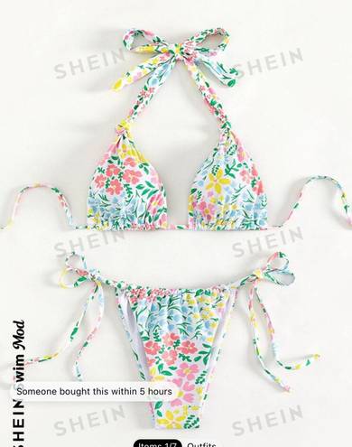 SheIn Floral Print Bikini Set