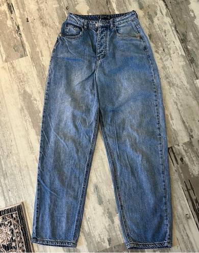 Pretty Little Thing  Blue Mom High Waisted Jeans