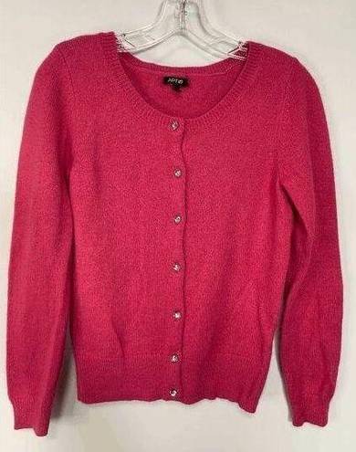 Apt. 9  Women's Button-Down Knitted Long Sleeves Sweater Pink Size Small NWT