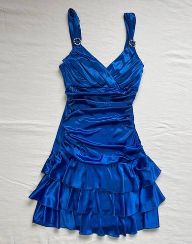 Trixxi Blue Homecoming Dress