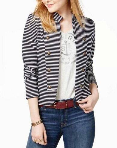 Tommy Hilfiger NWOT  Military Band Striped Blazer Jacket