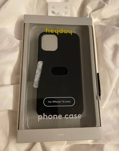 Heyday iPhone 12 Mini Case - Black (silicone)