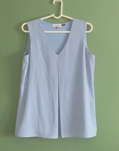 Calvin Klein Sleeveless Blue Top