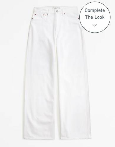 Abercrombie & Fitch White Jeans High Rise