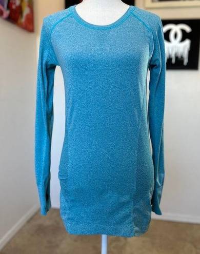 Zella  Long Athletic Top in Teal