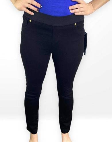 INC  Black Denim Regular Fit Skinny Leg Jeans