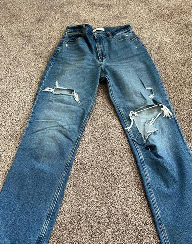 Abercrombie & Fitch The Ankle Straight Ultra High Rise Jeans