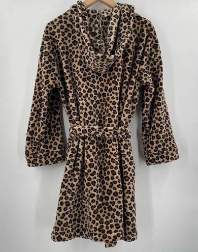 Vera Bradley  Robe Size Small/Medium Animal Print Fleece Fuzzy Lounge Comfy Plush