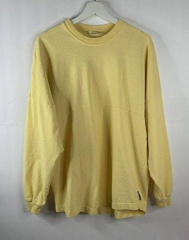 Spirit Jersey Boston Massachusetts Size M  Shirt Long Sleeve Yellow Cotton R206