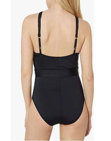 La Blanca New.  black swimsuit with tie. Retails $149. Size 14