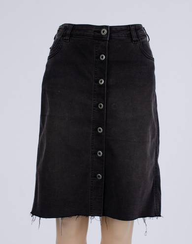 Scotch & Soda Black Denim Skirt