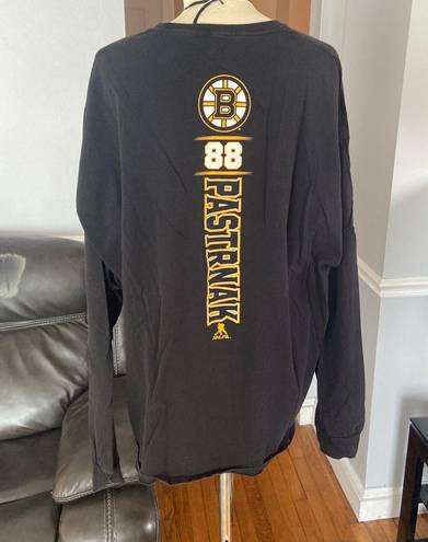 Proedge Boston Bruins David Pastrnak Long Sleeve T Shirt