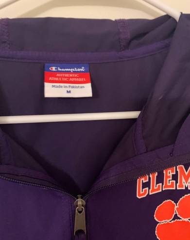 Clemson Rain Jacket Purple Size M