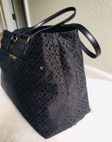 Tommy Hilfiger Black Monogram Tote