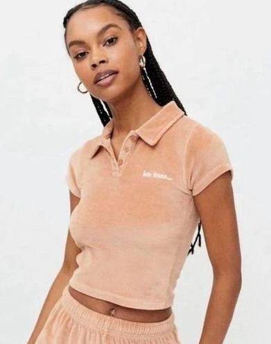 Urban Outfitters  velour polo
