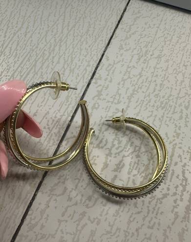 Kendra Scott Mixed Metal Hoops