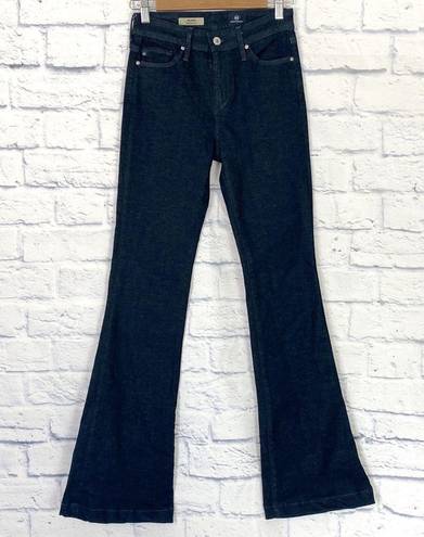 AG Adriano Goldschmied  Janis dark blue high rise flare jeans 25