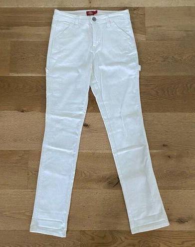 Dickies  - High Rise Skinny Jeans in White