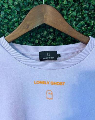 Lonely Ghost  Purple and Orange Crewneck Sz Large