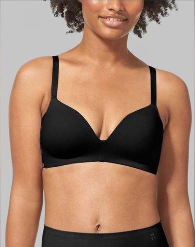 Second Skin Tommy John 36C  Lightly Lined Wireless bra in black