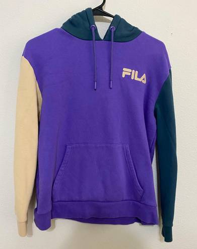 FILA UO Exclusive Dericia Colorblock Hoodie Sweatshirt Size S