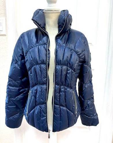 Guess Women’s Navy Blue  Down Filled Puffer Coat Size L