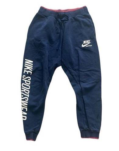 Nike Sportswear Size Small Navy Blue Jogger Sweatpants