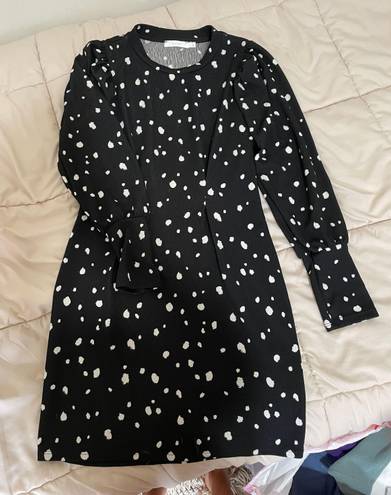 Dry Goods Black Spotted Dress