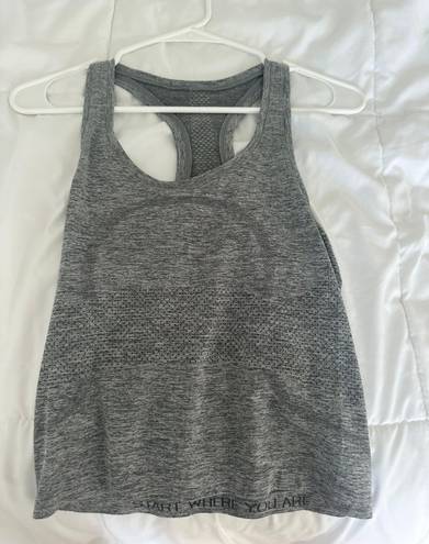 LULU LEMON Swiftly Tech Tank Top Race Length Size 2