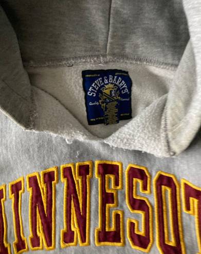 Minnesota Sweatshirt Hoodie Gray