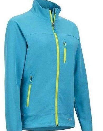 Marmot Womens Tempo M3 Soft Shell Lightweight Jacket Coat Sea Blue Large NWT