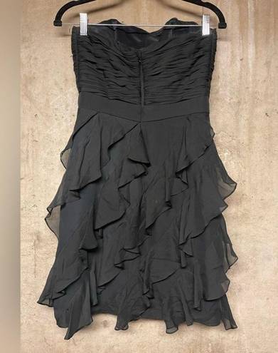 Badgley Mischka  Strapless Mini Dress in Black