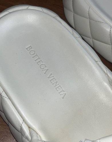 Bottega Veneta  Stretch Padded Sandals in White 40 10 With Box Womens Puffy Slide