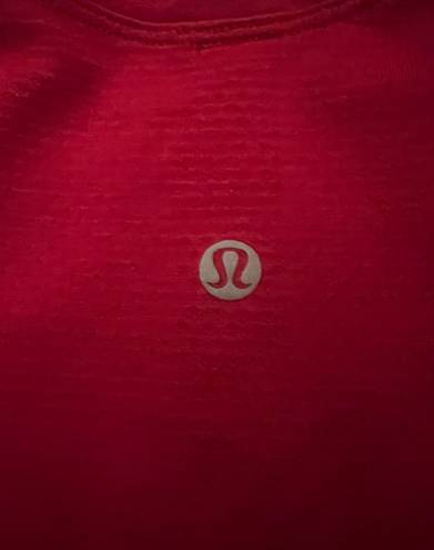 Lululemon Red Top