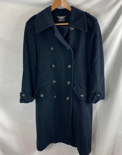 Hilary Radley  Wool Cashmere Blend Peacoat 6