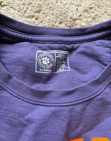 Clemson Sweatshirt Purple Size XL