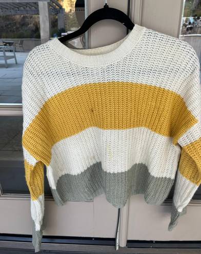 moon&madison Striped white sweater 