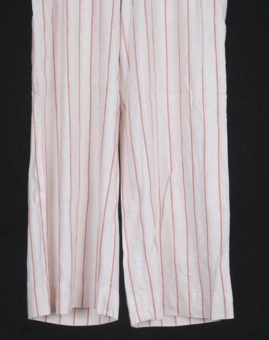 J.Jill  Striped Wide Leg Linen Blend Pants