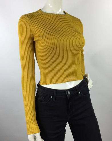 SEEK the Label  Ribbed Long Sleeve Top Size M