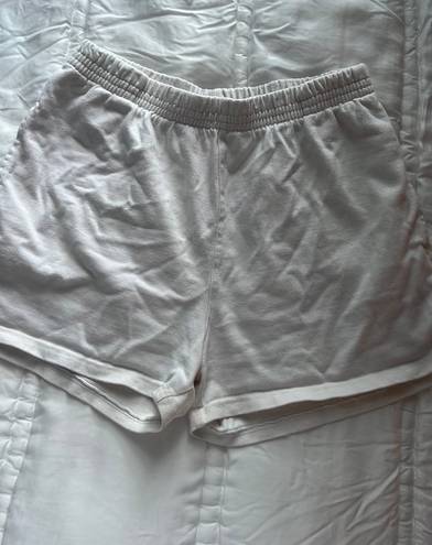 Brandy Melville cream  sweat shorts