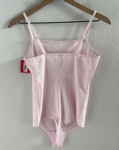 Spanx NWT  Ribbed Cami Bodysuit Ice Pink 20360R Medium