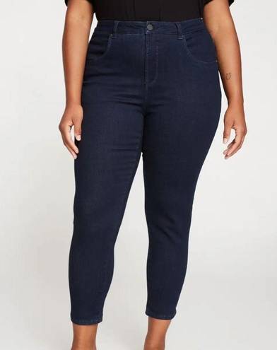 Universal Standard NWT  Seine High Rise Skinny Jeans 32 Inch Dark Indigo Size 18