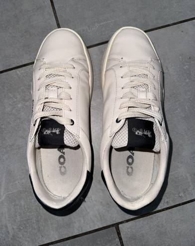 Coach G4950 Clip Low Top Sneaker Chalk/Navy Shoes